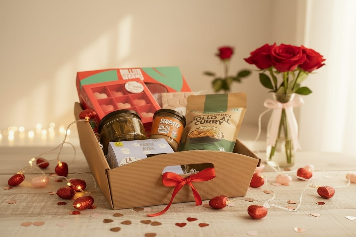 Cesta especial San Valentín